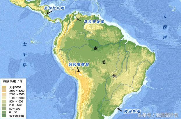 南美奇观的瀑布,南美著名的瀑布高山