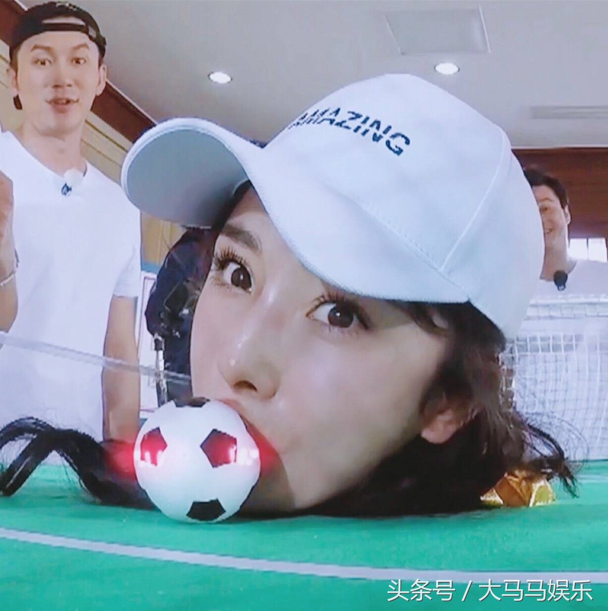 杨幂奔跑吧,杨幂为霍建华打call