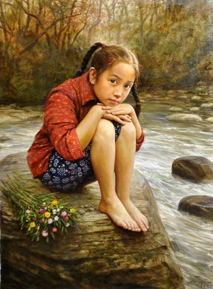 油画里刻骨的乡愁看了想哭,油画里刻骨的乡愁看了想哭的人