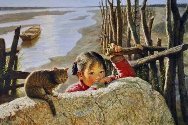 油画里刻骨的乡愁看了想哭,油画里刻骨的乡愁看了想哭的人