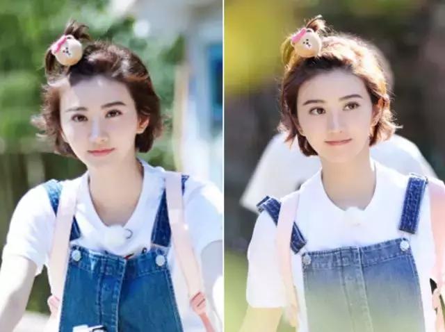 佟丽娅古装发型怎么扎,佟丽娅扎短辫的发型