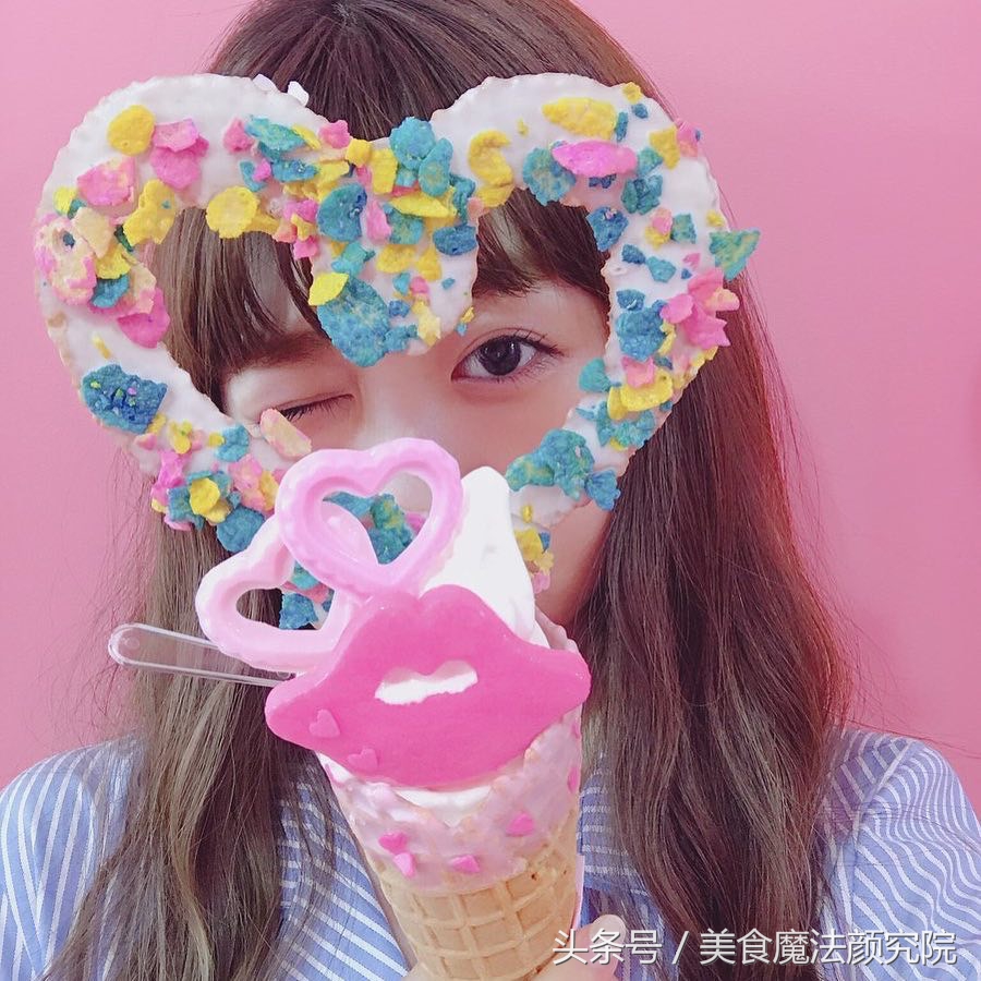 少女心泛滥的日本原宿EddysIceCream，美腻小姐姐聚集地~