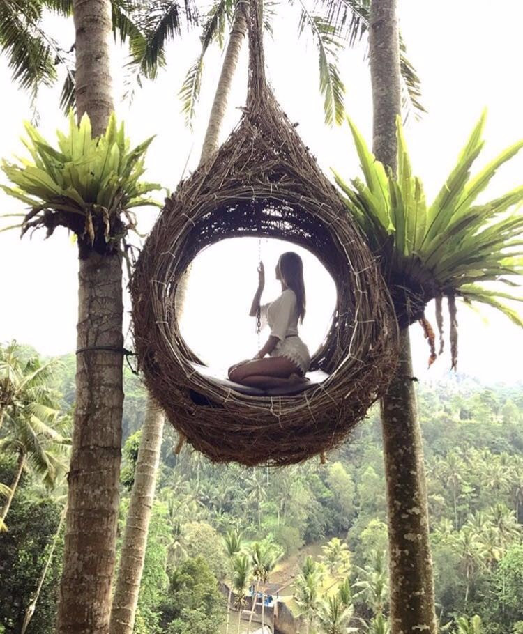 巴厘岛网红秋千天空,巴厘岛网红秋千最美音乐