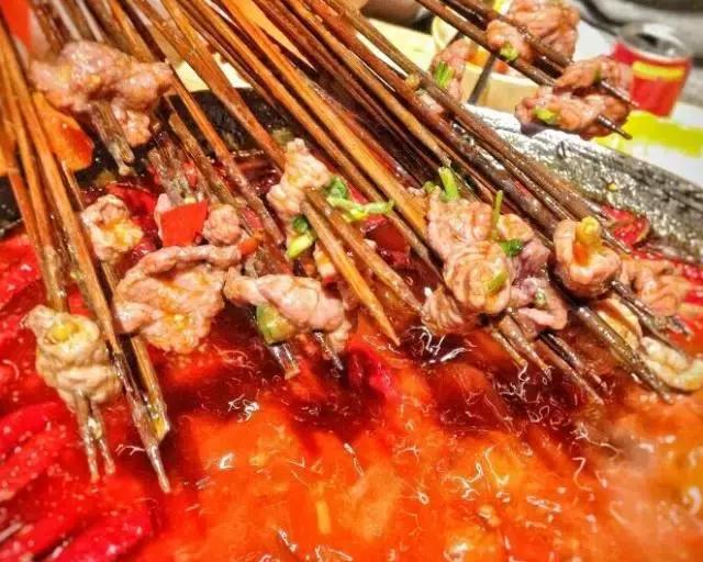 重庆北碚美食小吃一条街,重庆美食合集视频素材