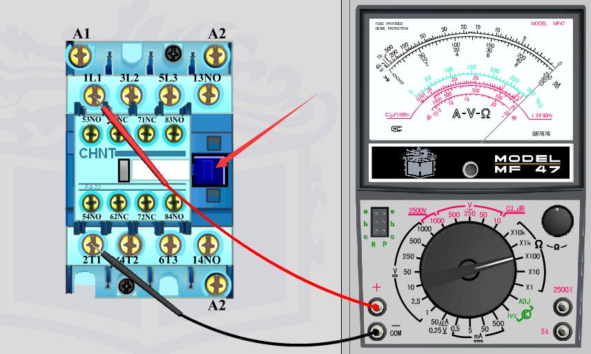 万用表测接触器好坏用哪个档位,双极交流接触器如何判断好坏