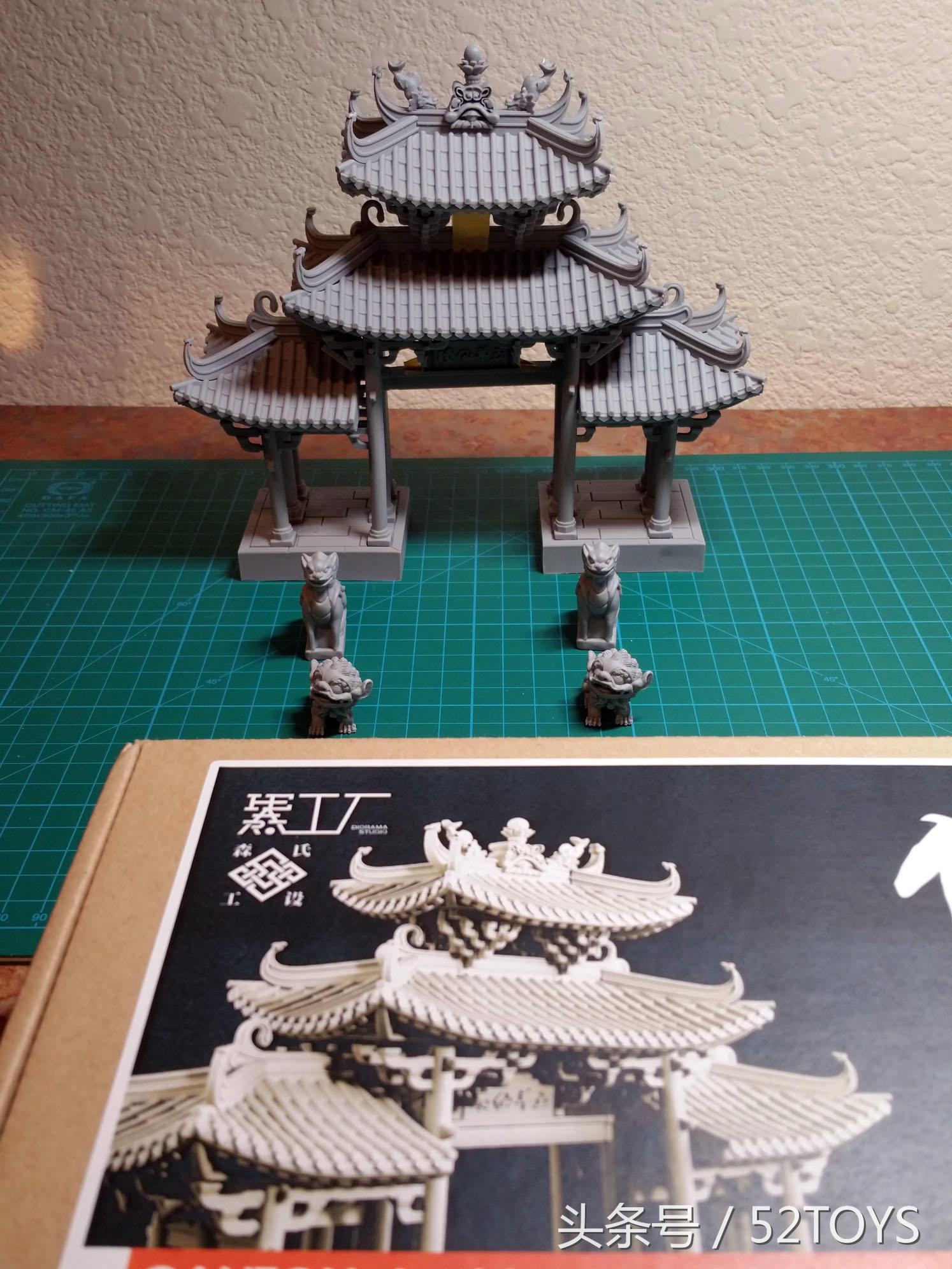 古建筑手办,中国古建筑手办