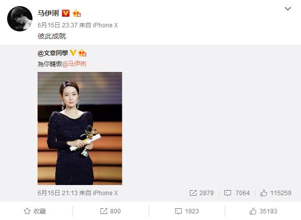 马伊琍谈白玉兰评价,第24届上海电视节白玉兰奖马伊琍