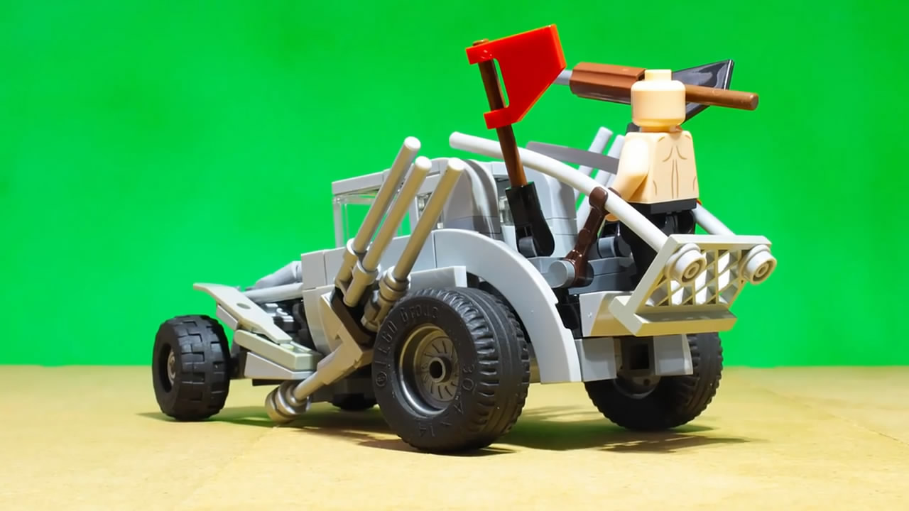 乐高赛车怎么制作,乐高赛车制作图纸简单