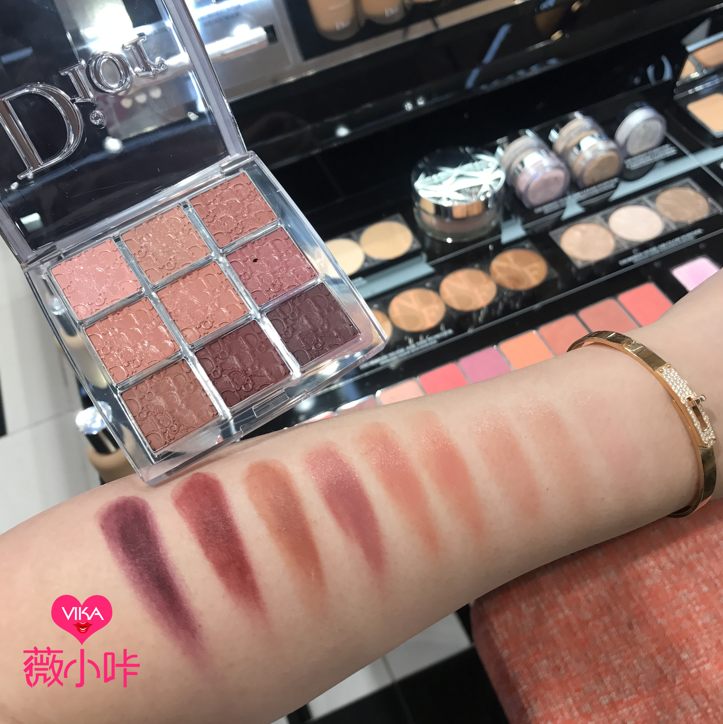 dior迪奥2020新年限定眼影,dior迪奥秋季时装限定丝绒口红720