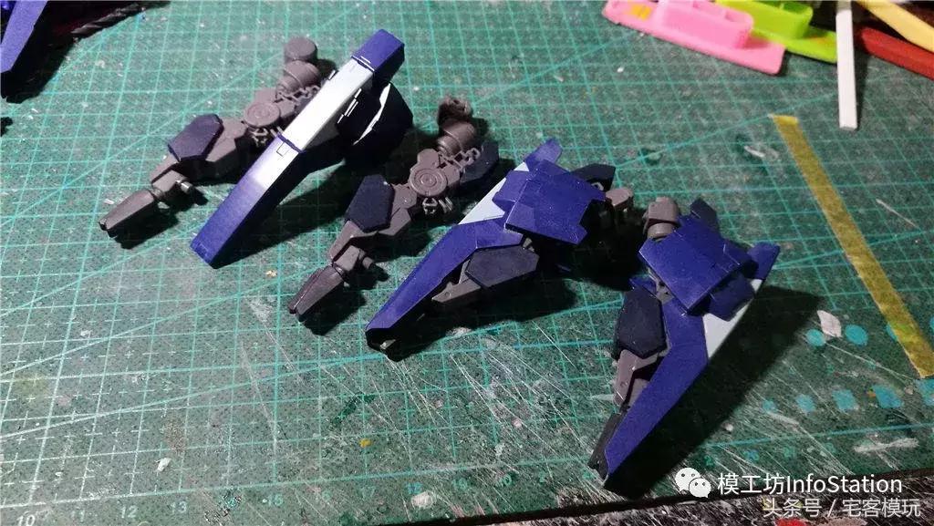 合金模型diy改装,模型制作机甲