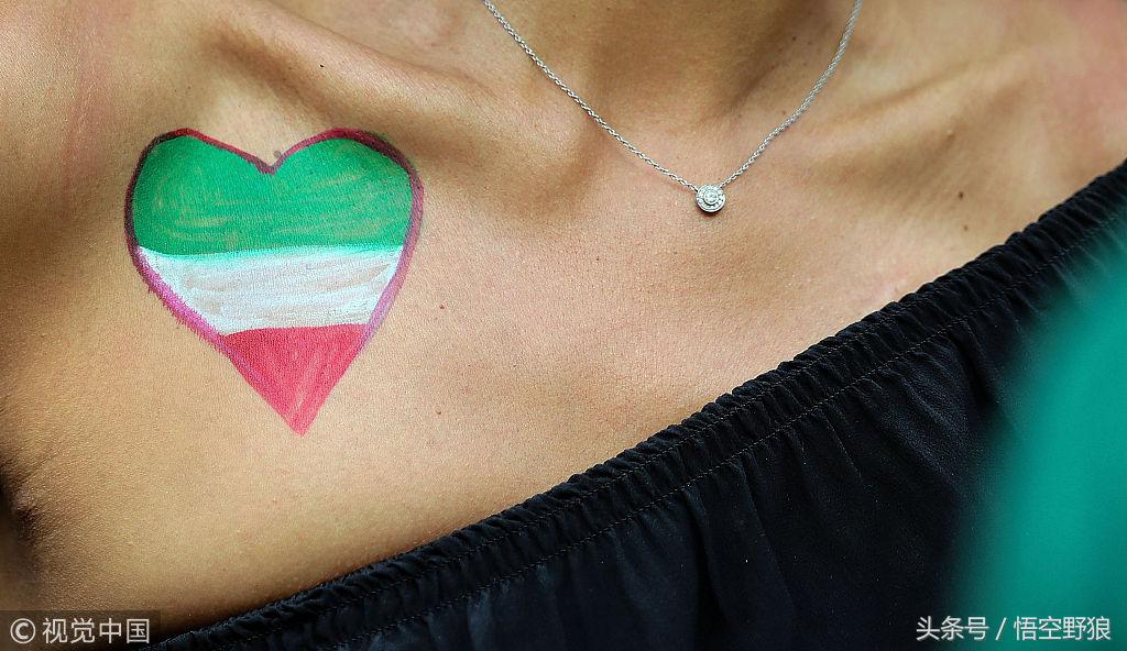 世界杯球迷高清图片大全,世界杯球迷脸部彩绘现场