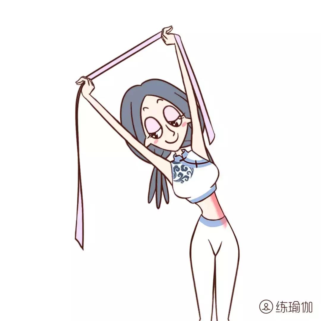 瑜伽每天必练8个动作拉筋瘦全身,瑜伽拉筋全身经络