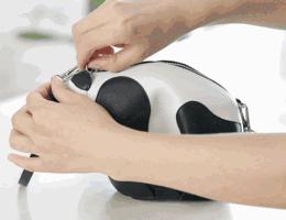 lv定制款狗狗包,lv上画熊猫的包