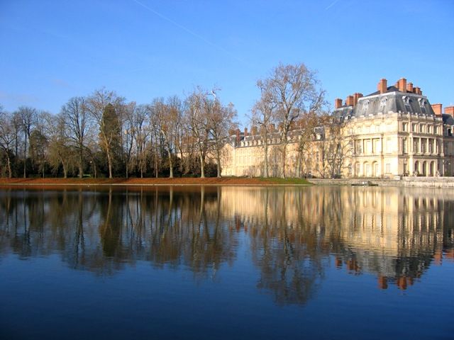 美轮美奂的枫丹白露宫,法国枫丹白露宫风景