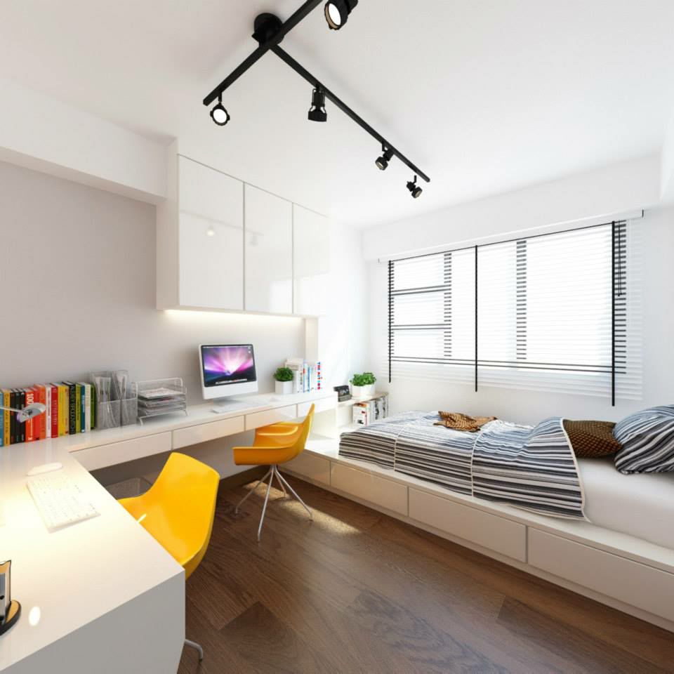 榻榻米床与飘窗柜子一体图,榻榻米床柜子如何组合设计