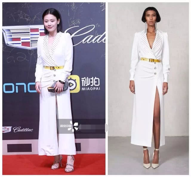 袁姗姗素颜和化妆的对比照片,袁姗姗对比照