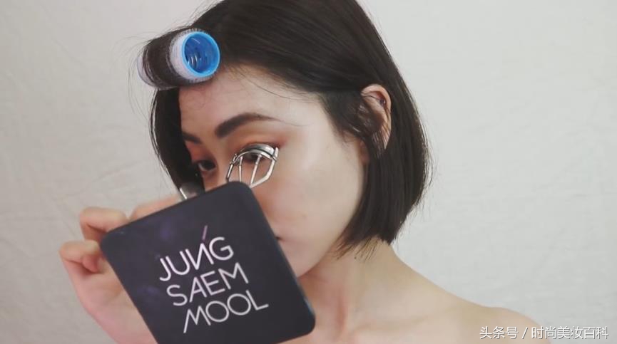 橘色系高级感妆容,白皮淡颜高级感妆容