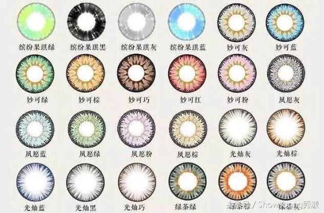 新手怎么戴美瞳技巧图片,美瞳如何挑直径