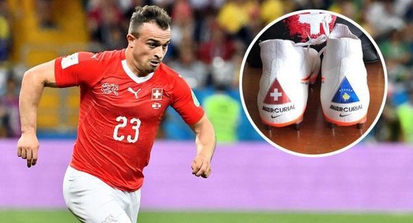 瑞士对塞尔维亚第二个球越位,进球庆祝手势有深意瑞士