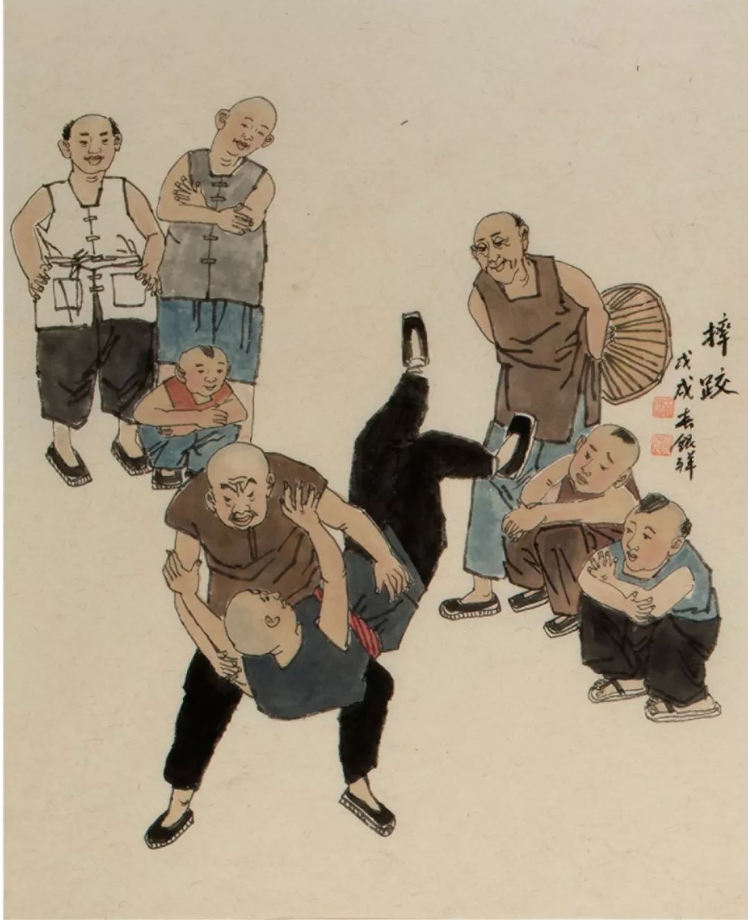 随画家王银祥寻路老北京民俗