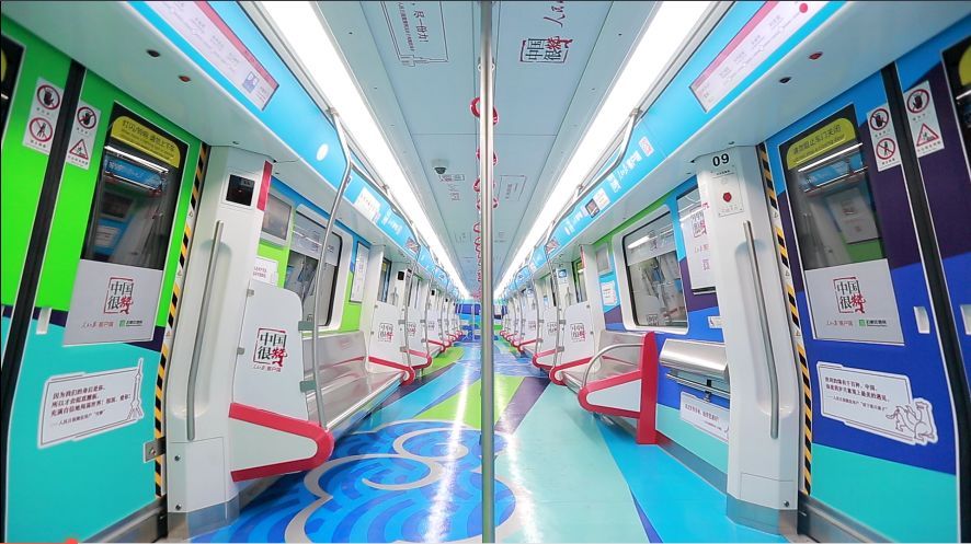 特别好看的列车车厢,很好看的高级火车