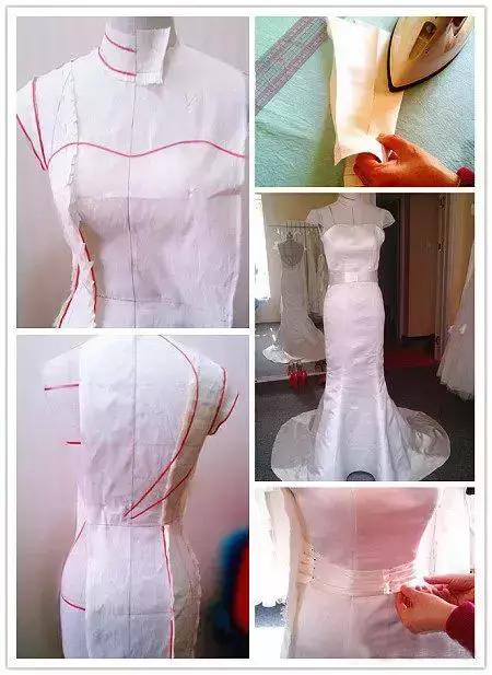 婚纱礼服制作流程视频,婚纱礼服制版教程