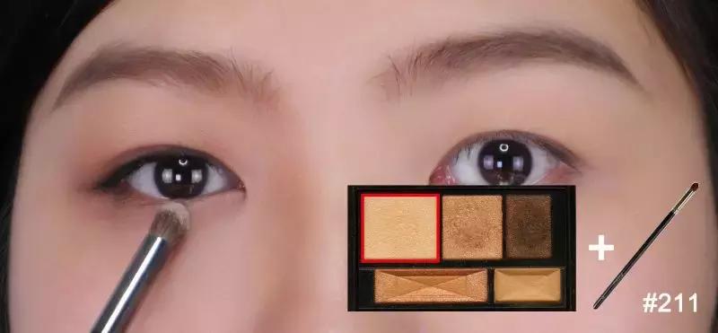 简单四步教你眼影的日常画法,平价又好用的新手眼影画法