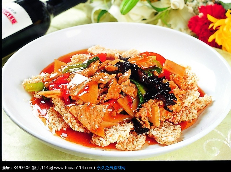 锅巴肉片怎么把锅巴炸脆,锅巴肉片的锅巴是什么米做的