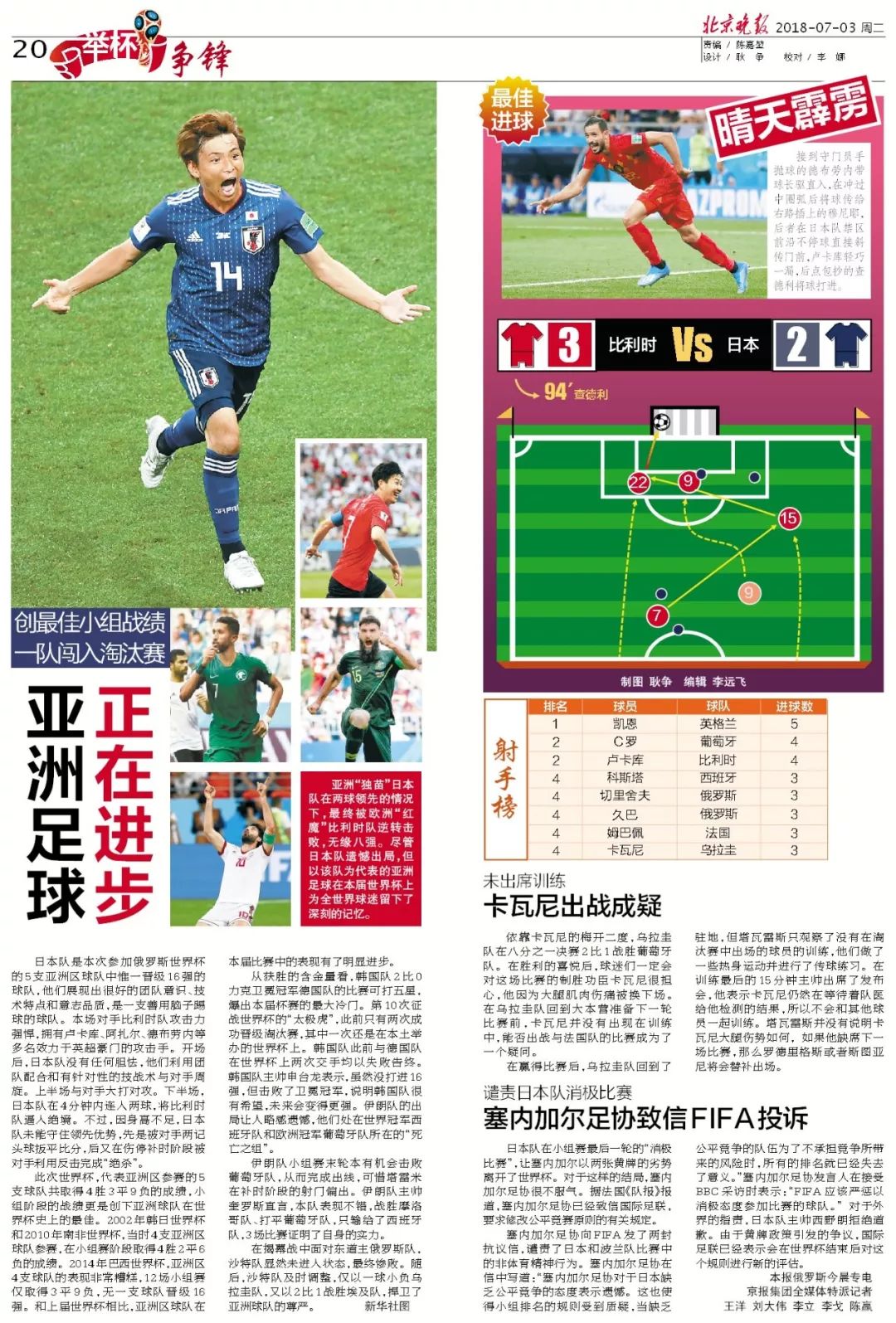 北京晚报今天的版面,北京晚报世界杯特刊