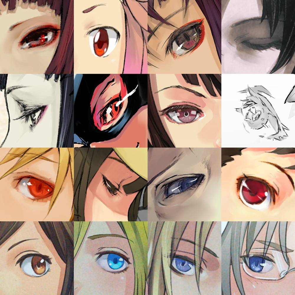 画眼睛的100种方式图片,画眼睛的100种画法怎么画