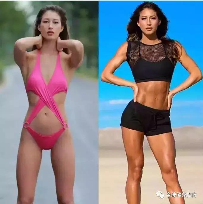 健身的女人穿衣服后效果,健身的女生穿瘦身的衣服