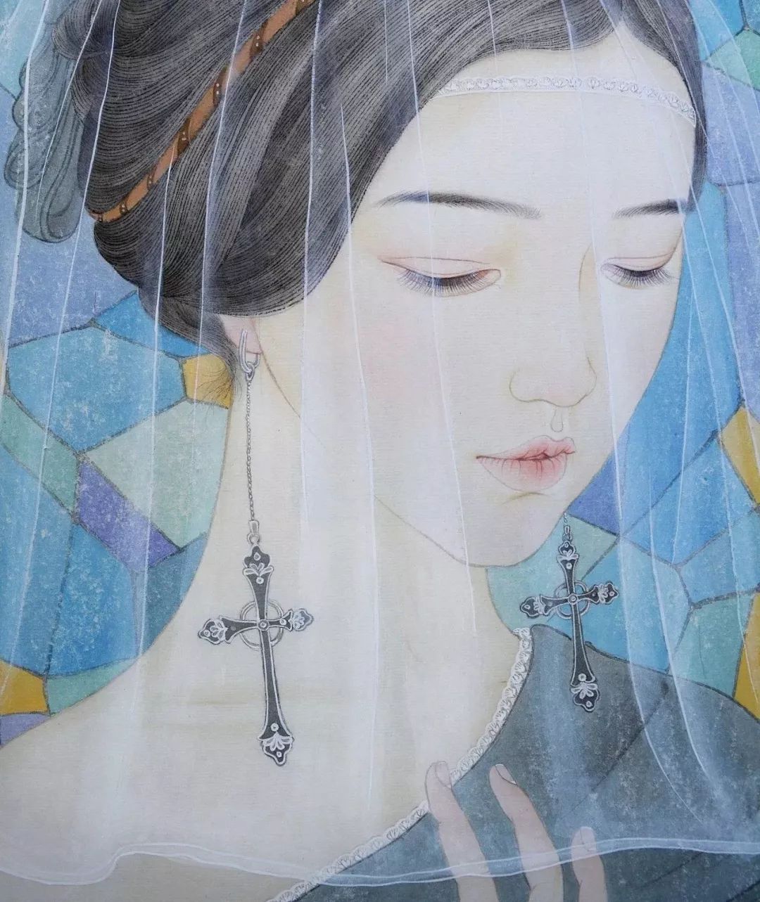 太美了！轻柔曼透，香艳的极致诱惑，国画欣赏