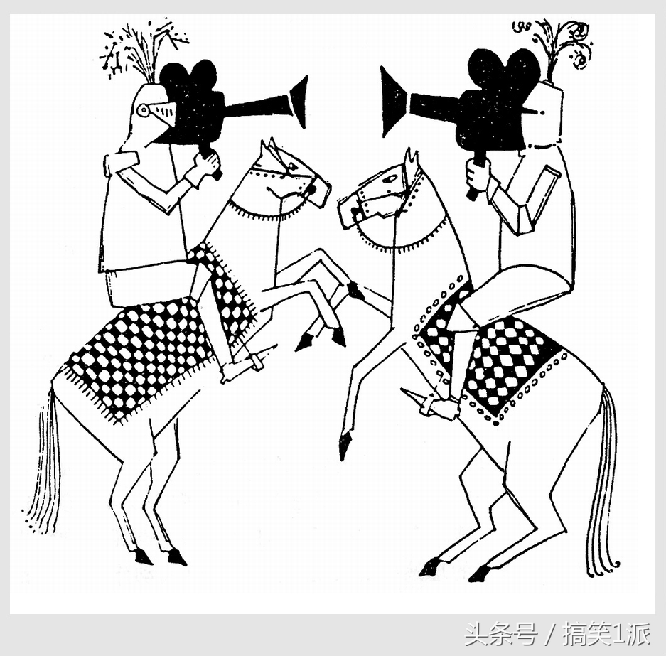 外国幽默画评析：边遛狗边看世界杯，以假乱真，假戏真做！