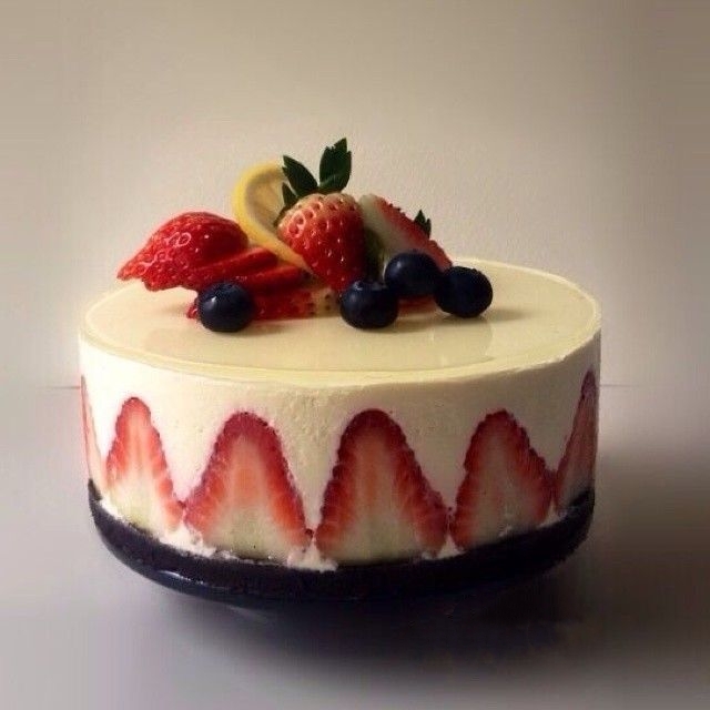 教你做草莓冻芝士蛋糕,酸奶冻芝士蛋糕超级好吃