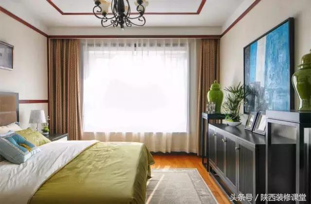 中式无主灯客厅吊顶效果图,80平客厅法式吊顶