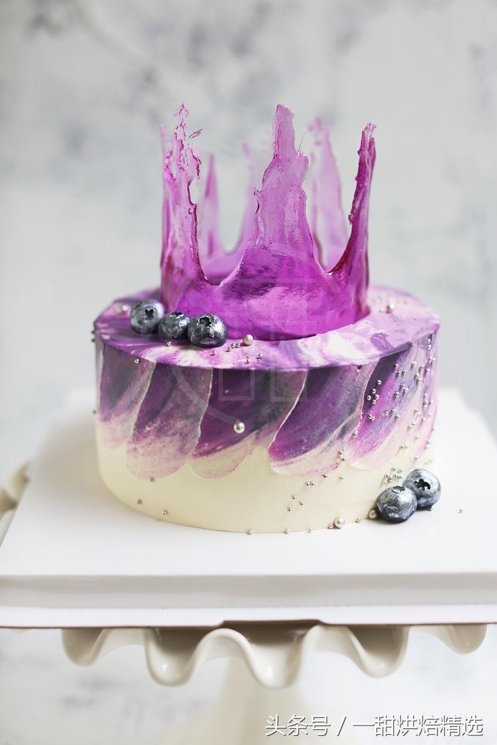 超火网红皇冠蛋糕,皇冠梦幻蛋糕