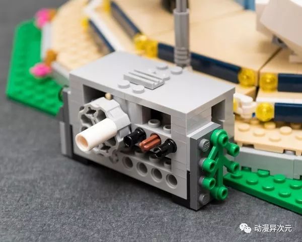 乐高两层旋转木马,乐高旋转木马的内部结构