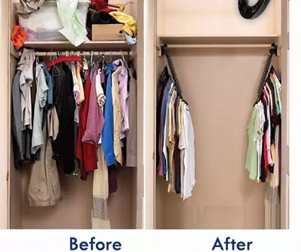 她在衣柜里系了根鞋带,衣柜竟然瞬间大一倍,服!