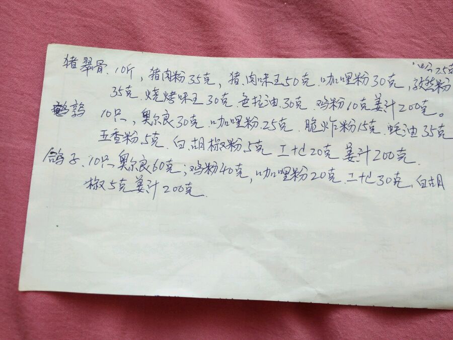 烧烤师傅的烧烤绝密配方收藏学习,烧烤经验分析