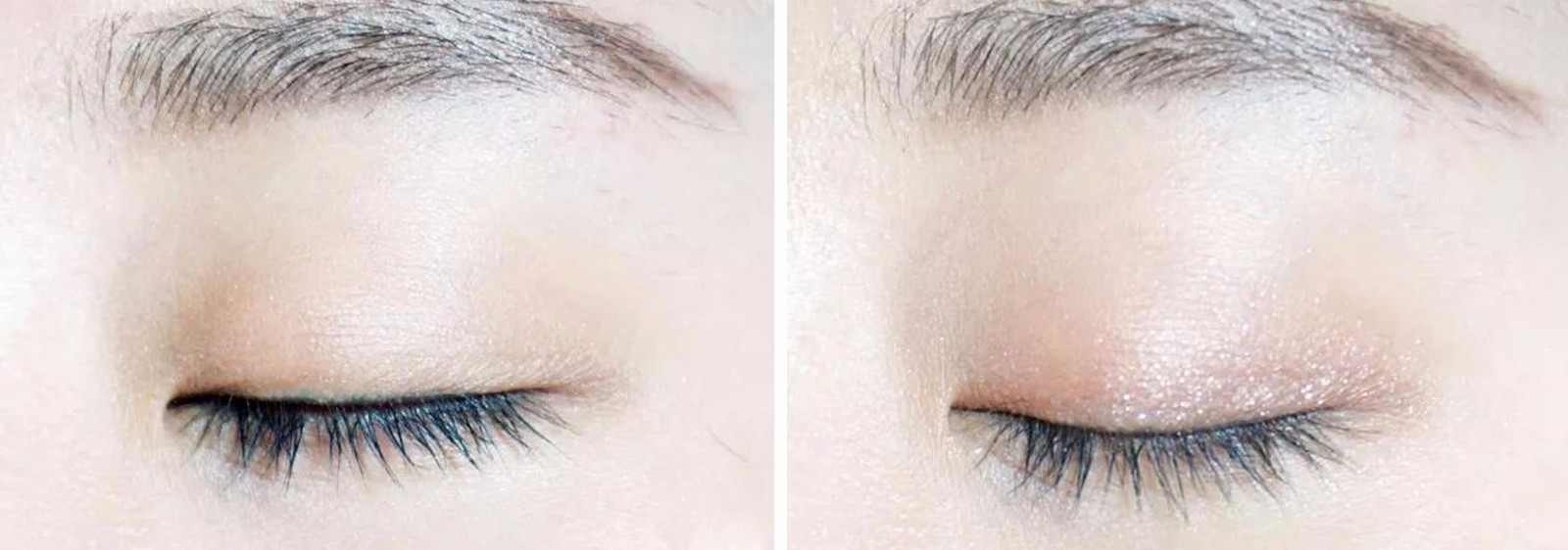 不需要眼影单眼皮的妆容教程,单眼皮韩系甜妹眼妆教程