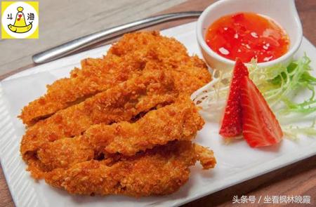 鸡排舌尖美食,斗鱼鸡排嘉宏万城店