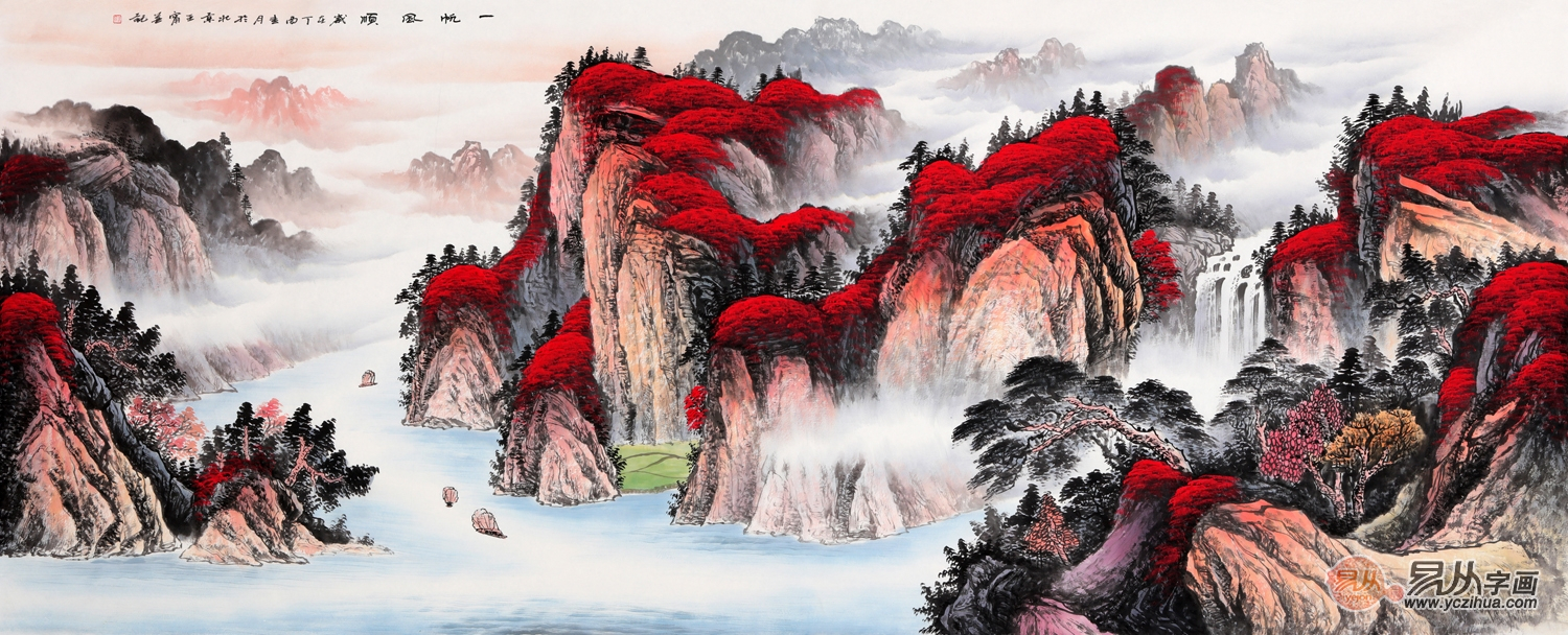 画家王宁山水,王宁山水画
