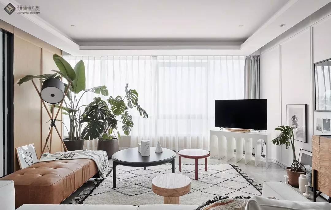 江景豪宅10万装出北欧风,北欧风刚需房设计