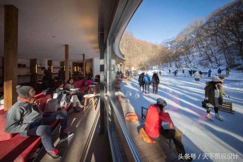 冰雪大世界景观设计案例,滑雪场游客中心设计图