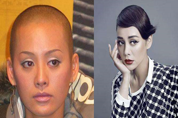 光头挑战榜前十名,十大女星光头