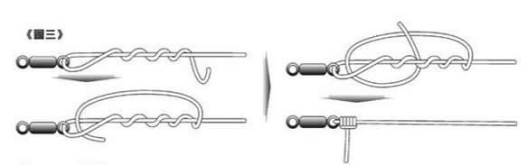 钓鱼线组的正确绑法图解,泥鳅钓鱼线组绑法图解