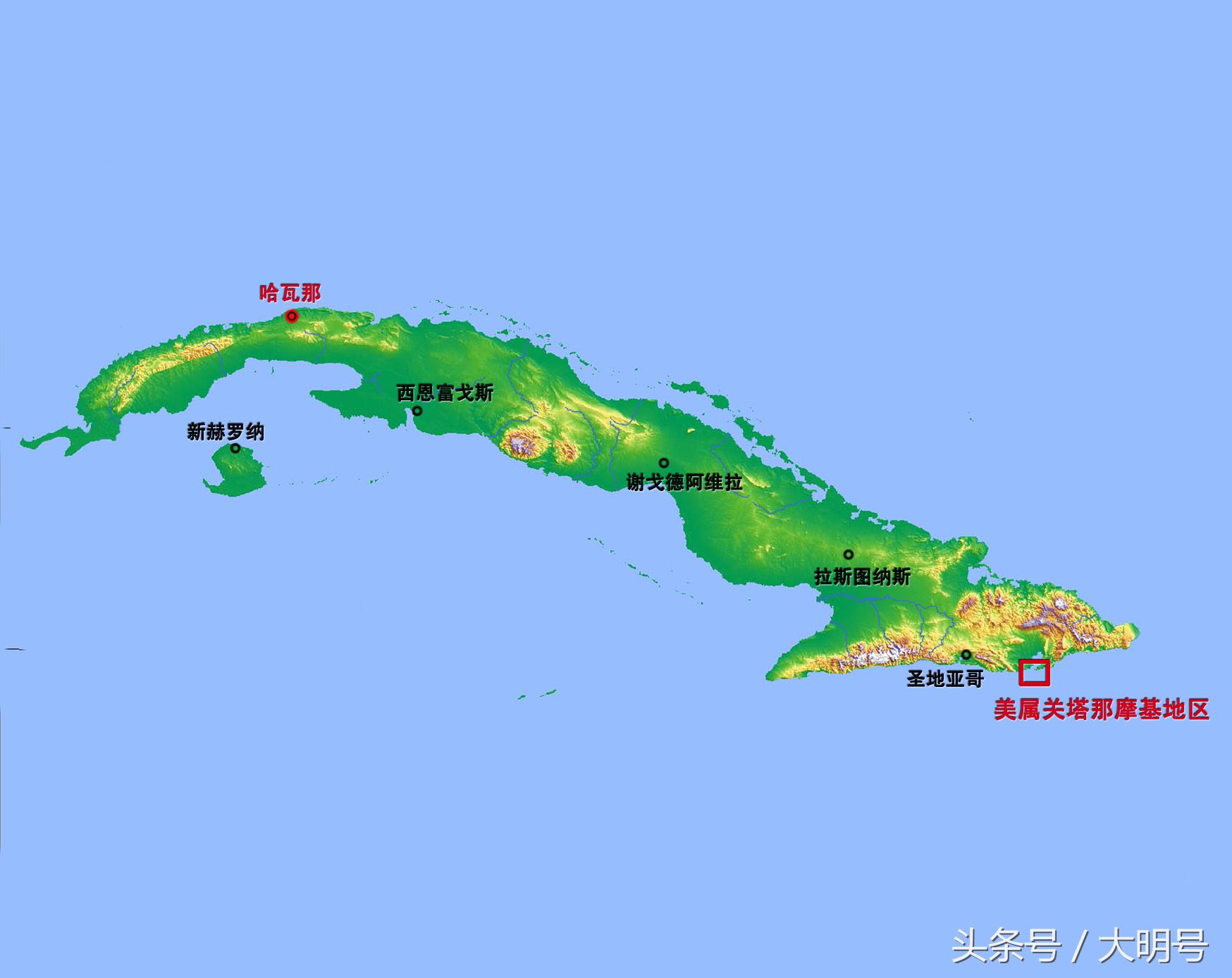 美国关塔那摩基地在哪里,古巴塔纳摩美军基地