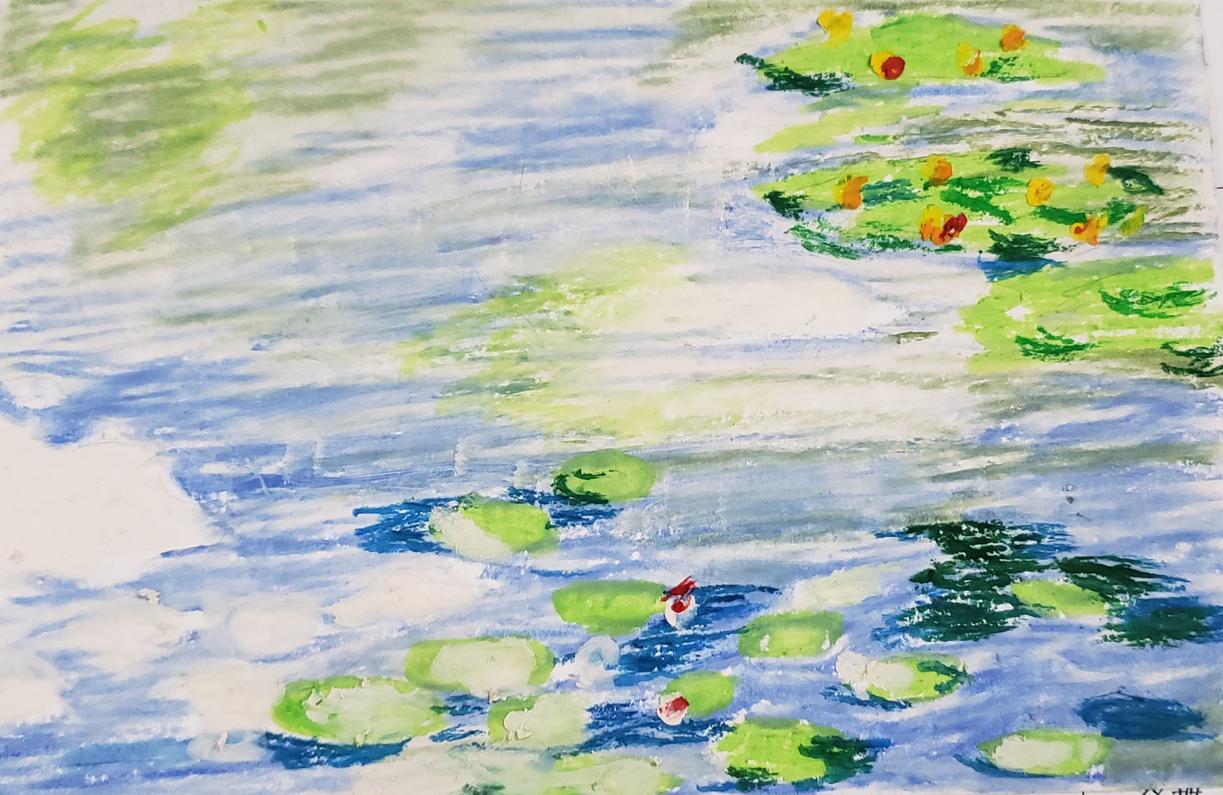 油画棒教程圣诞,油画棒祝福系列教程