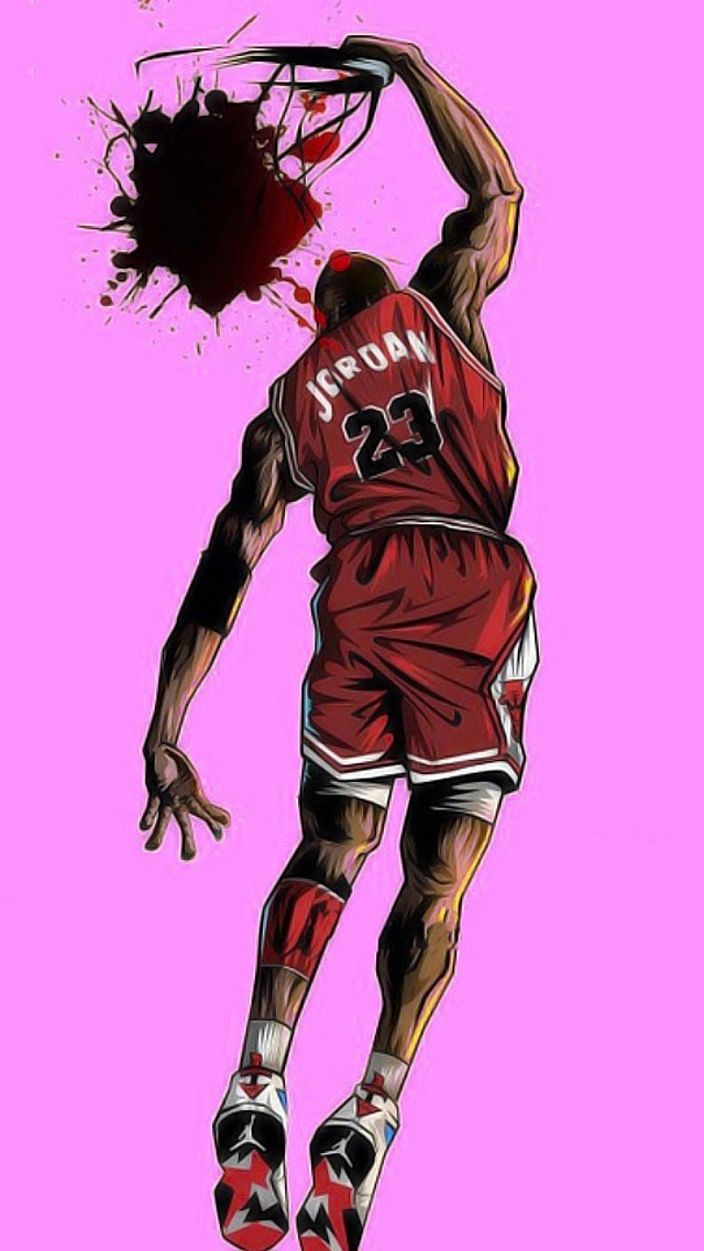 体育迷的最爱，个性的NBA体育明星卡通动漫真人手机壁纸都有了