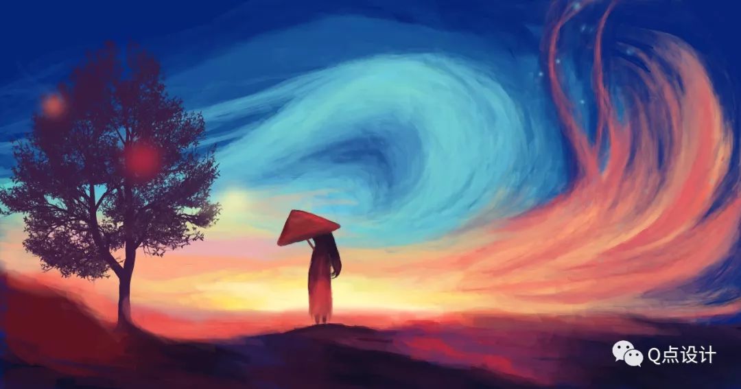 点线面ps设计图,q点造型